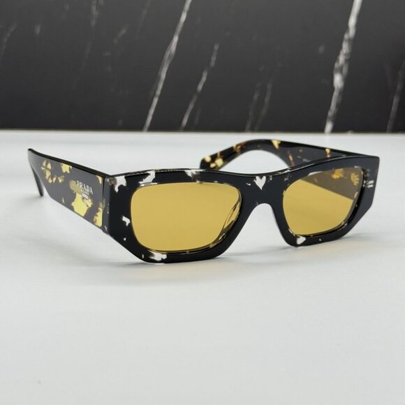 NEW PRADA PRA01S 15O10C SUNGLASSES MEN PR A01S 15O10C HAVANA SQUARE SPR A01 - Picture 4 of 10